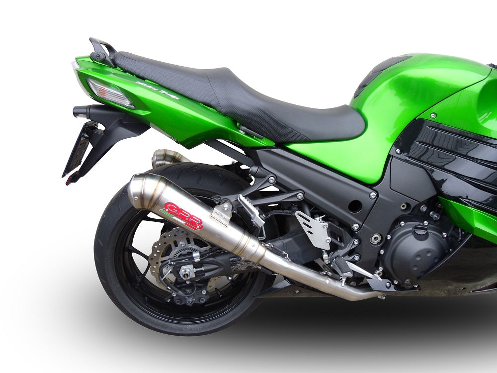 Kawasaki Zzr 1400 2012-2016 Exhaust GPR Double Slip-on Powercone Evo