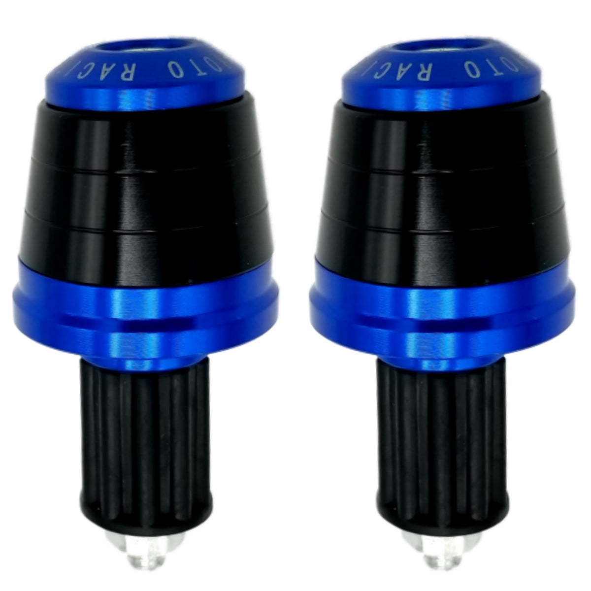 Kawasaki Ninja Blue and Black Bar Ends