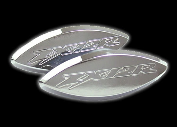 Kawasaki ZX 12 Mirror Block Off Plates-Chrome