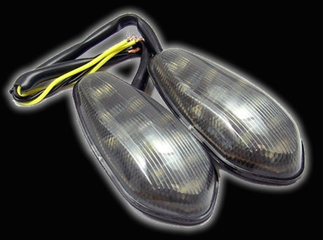 Yamaha R1 2000-2006-Mirror Block Off Turn Signal-SMOKE