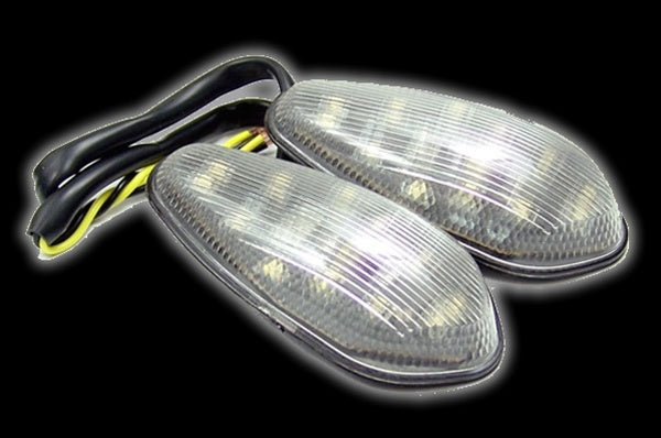 Yamaha R6 2003-2006 Mirror Block Off Turn Signal - Clear