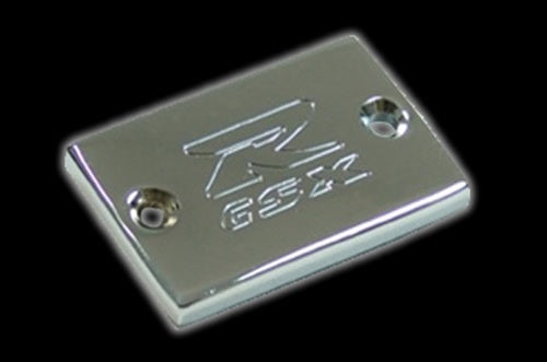 Engraved Suzuki Rear Brake Reservoir cap GSXR600 GSXR750 GSXR1000 GSXR1100-Chrome