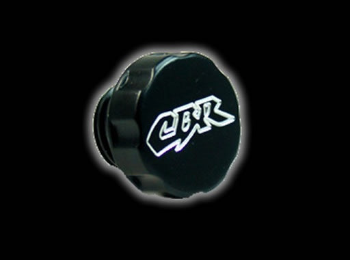 Honda "CBR" Engraved oil cap-Black