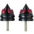 Sixty61 Gatling Bar Ends - Most Suzuki - Black and Red