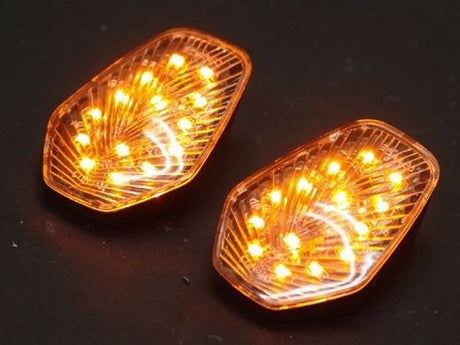 Hayabusa 1999-2007; Suzuki GSXR600 / 750 (2001-2005); GSXR 1000 (2001-2004) LED Flush Mount Turn Signal - Smoke