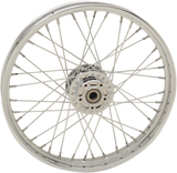 DRAG SPECIALTIES Front Wheel - Single Disc/No ABS - Chrome - 21"x2.15" - '08-'17 FXD N/F FXDWG MODELS 64389A