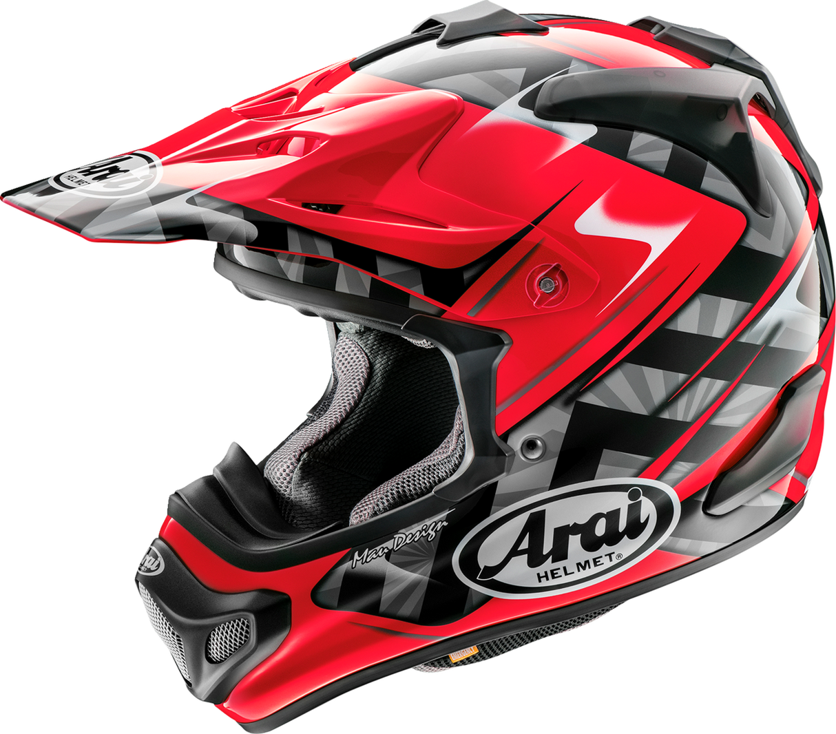 ARAI VX-Pro4 Motorcycle Helmet - Scoop - Red - Medium 0110-8193