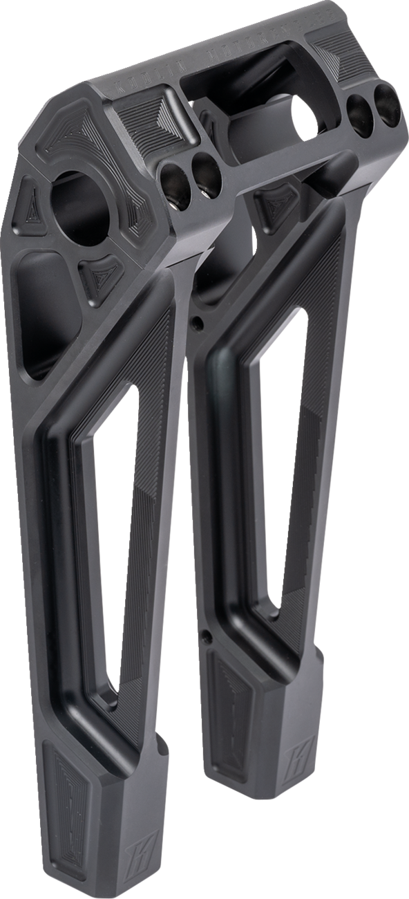 KODLIN MOTORCYCLE Risers - Fastback - 10" - Black K55121