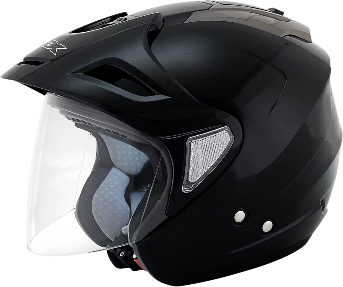 AFX FX-50 Motorcycle Helmet - Gloss Black - Small 0104-1364