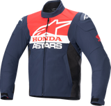 ALPINESTARS Honda SMX Waterproof Jacket - Blue/Black/Red - Medium 3206223-7163-M