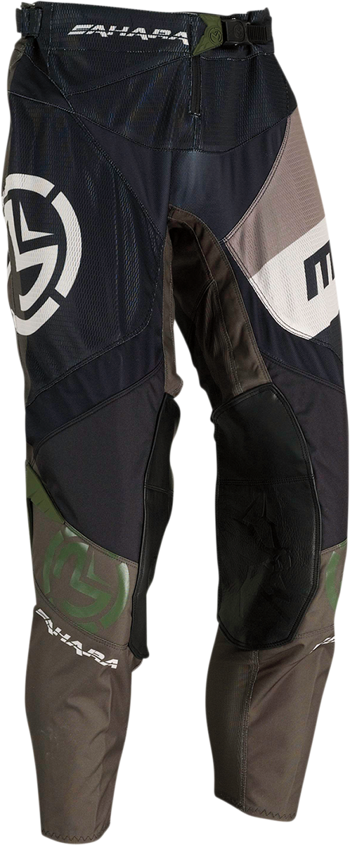 MOOSE RACING Sahara Pants - Black/Green - 32 2901-9033