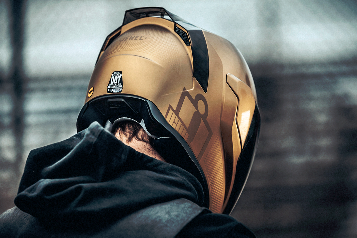 ICON Airflite™ Motorcycle Helmet - Jewel - MIPS® - Gold - 3XL 0101-13888