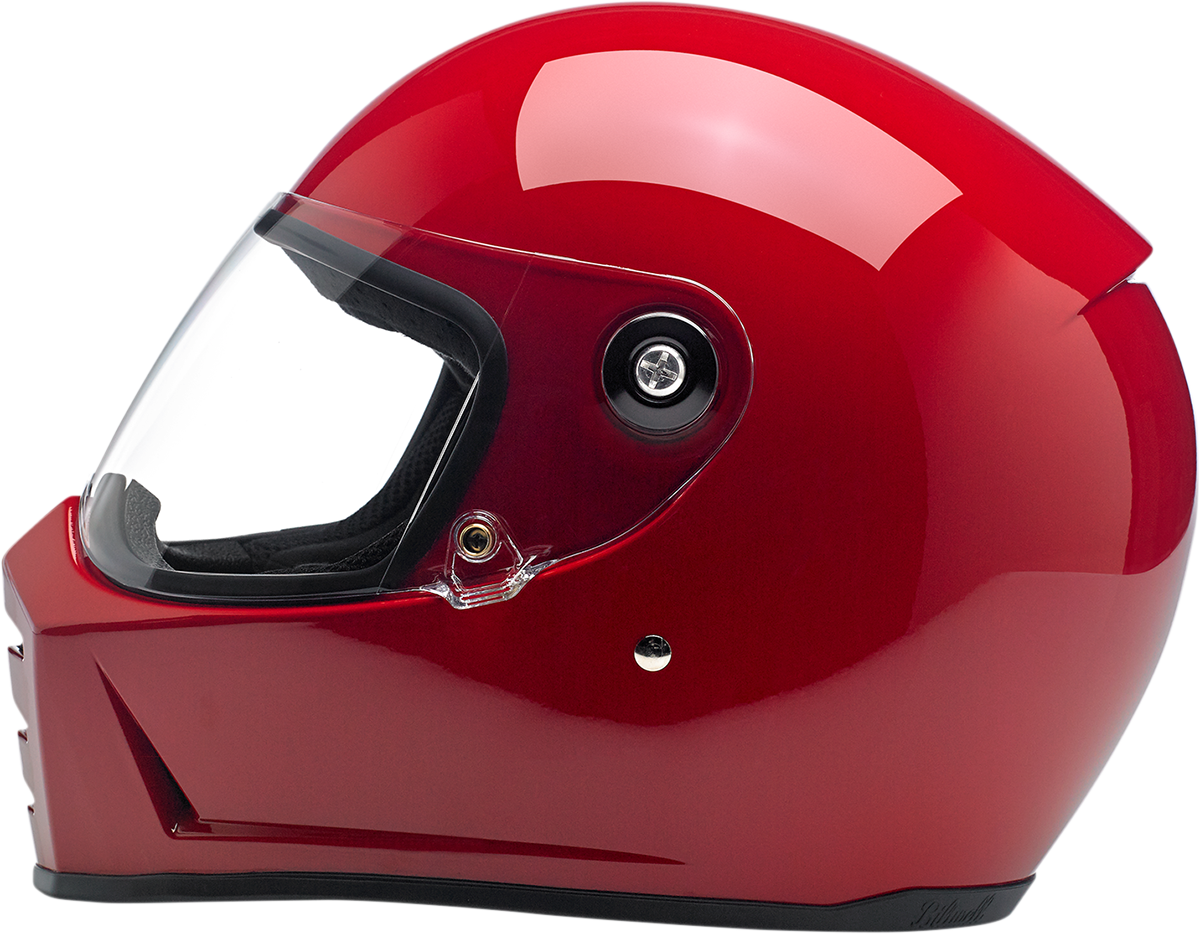 BILTWELL Lane Splitter Motorcycle Helmet - Gloss Blood Red - Small 1004-837-102