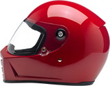 BILTWELL Lane Splitter Motorcycle Helmet - Gloss Blood Red - Small 1004-837-102