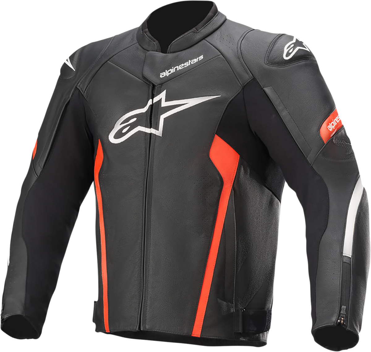 ALPINESTARS Faster v2 Leather Jacket - Black/Red - US 40 / EU 50 3103521-1030-50