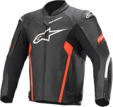 ALPINESTARS Faster v2 Leather Jacket - Black/Red - US 50 / EU 60 3103521-1030-60