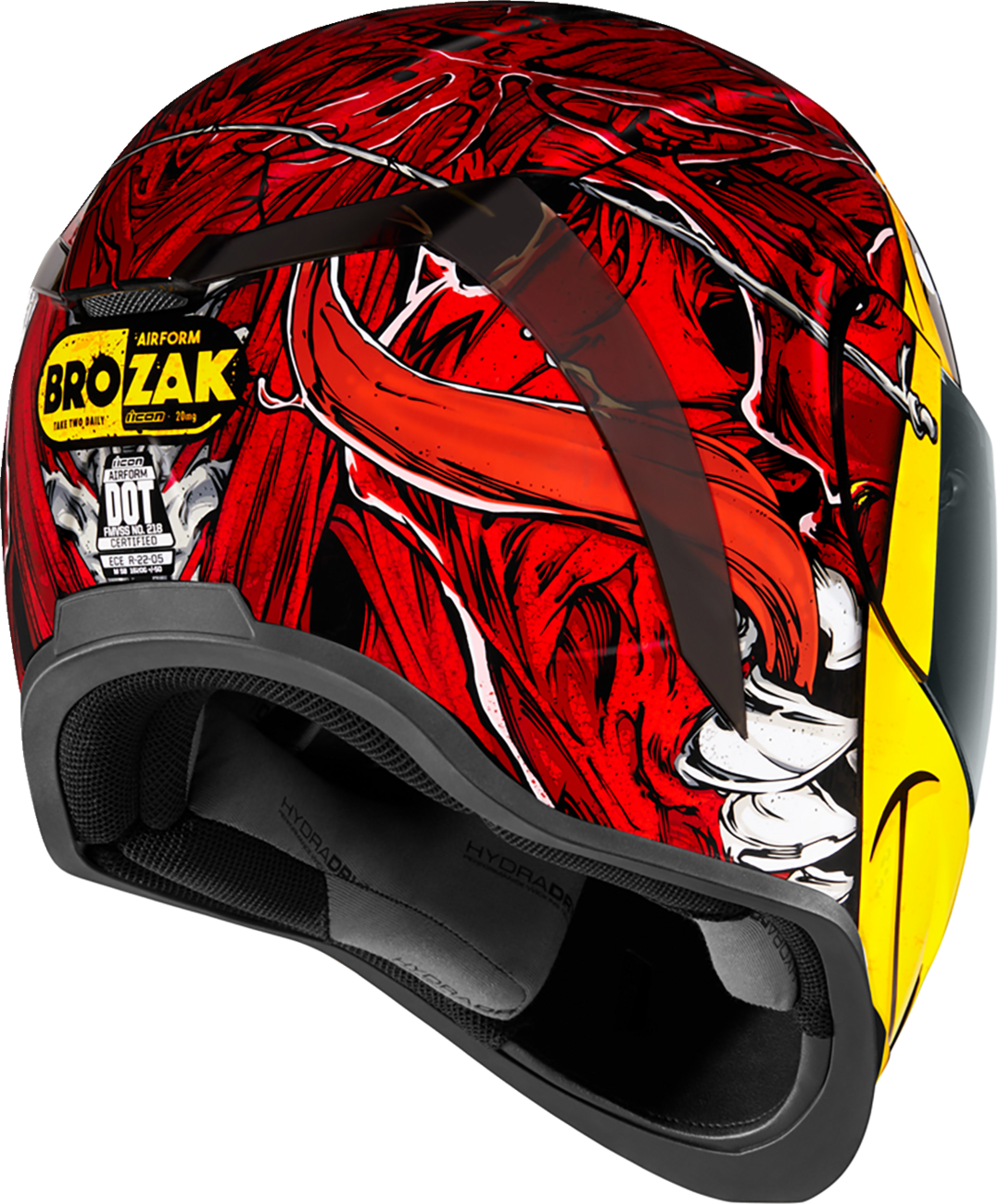 ICON Airform™ Motorcycle Helmet - MIPS® - Brozak - Red - XS 0101-14937