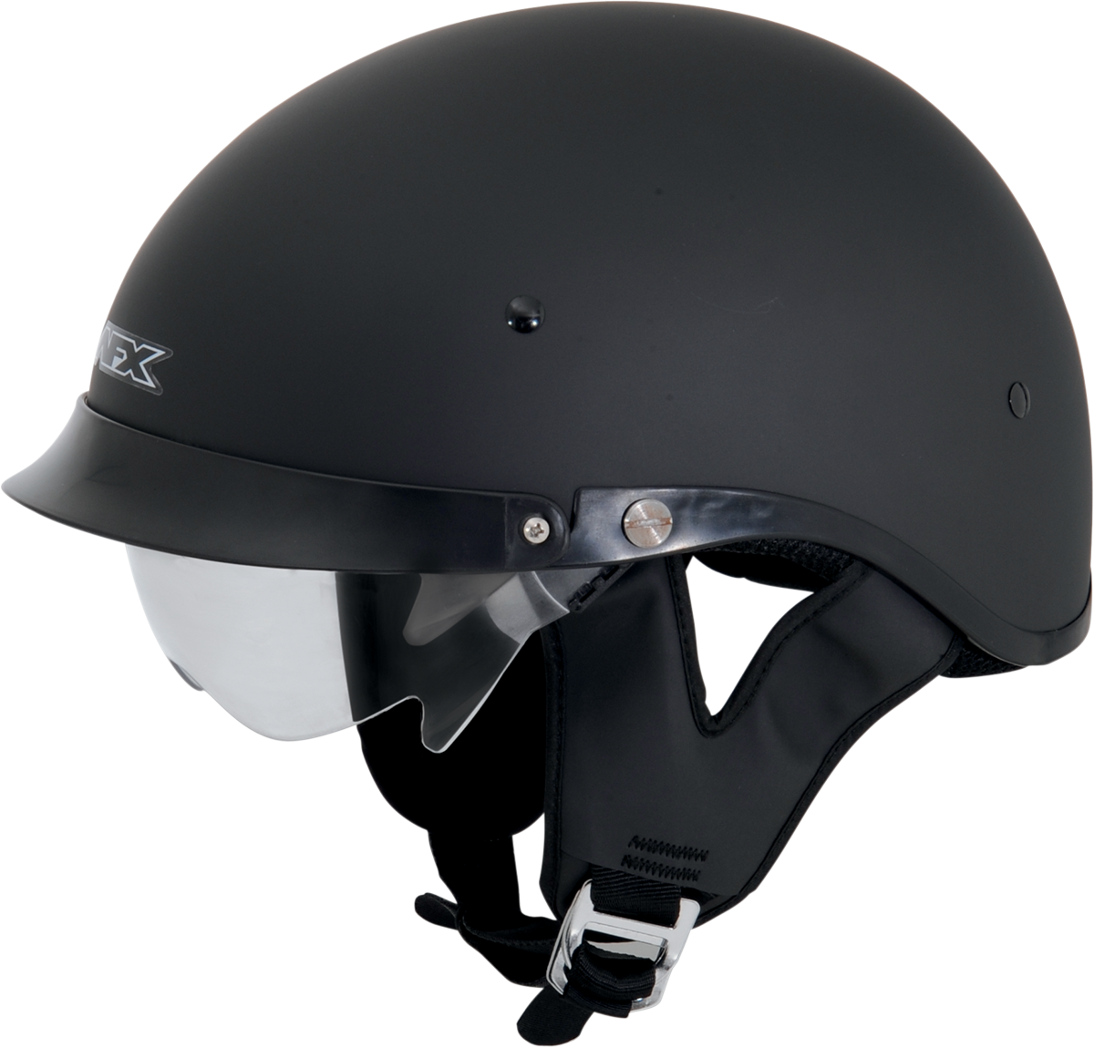 AFX FX-200 Motorcycle Helmet - Matte Black - Small 0103-0734