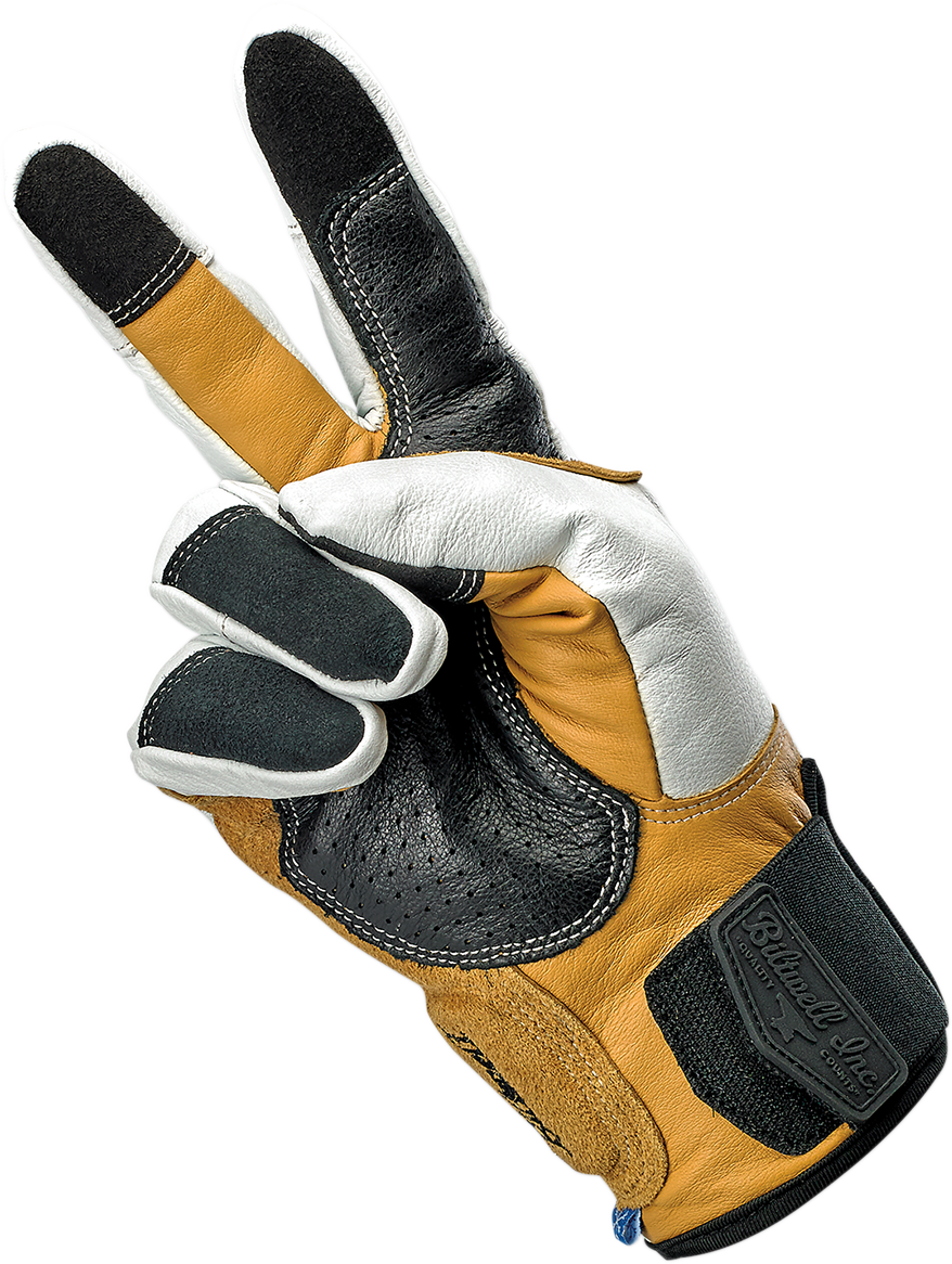 BILTWELL Belden Gloves - Cement - Small 1505-0409-302