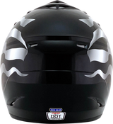 AFX FX-17 Motorcycle Helmet - Flag - Stealth - Large 0110-2365