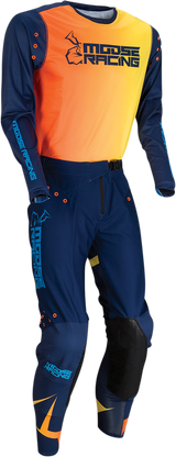 MOOSE RACING Agroid Jersey - Navy/Orange - Medium 2910-6405