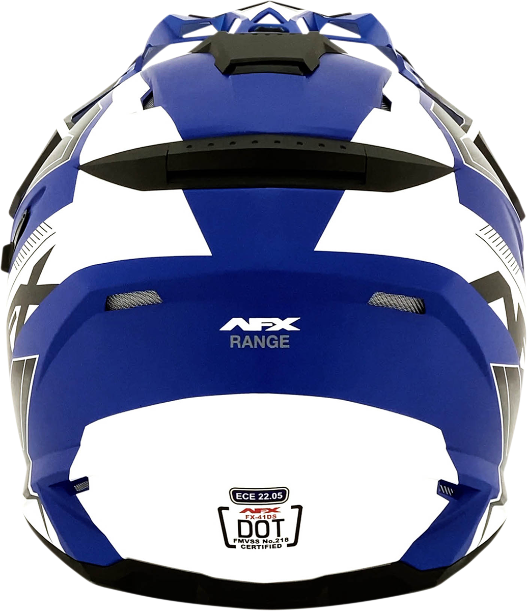 AFX FX-41 Motorcycle Helmet - Range - Matte Blue - Medium 0140-0072