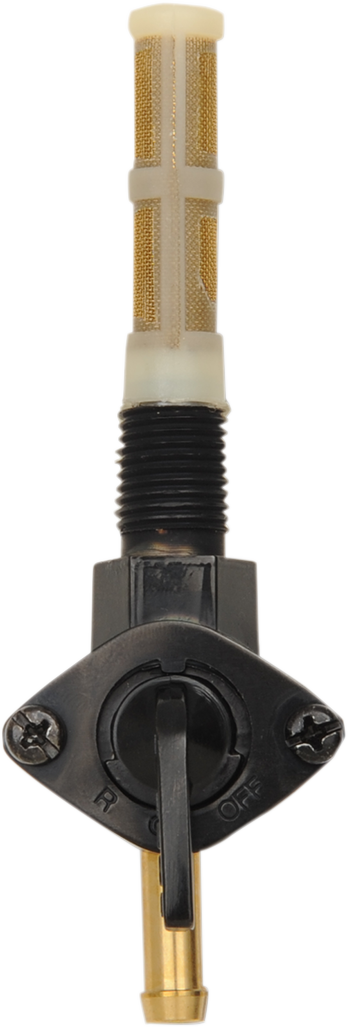 DRAG SPECIALTIES Downward Petcock - Black - 1/4" NPT T03-0075B