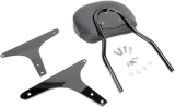 COBRA Round Sissy Bar - Short - Black - Softail 602-1251B