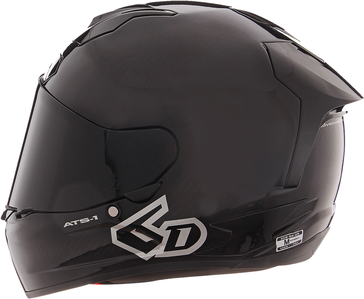 6D ATS-1R Motorcycle Helmet - Gloss Black - Small 30-0905