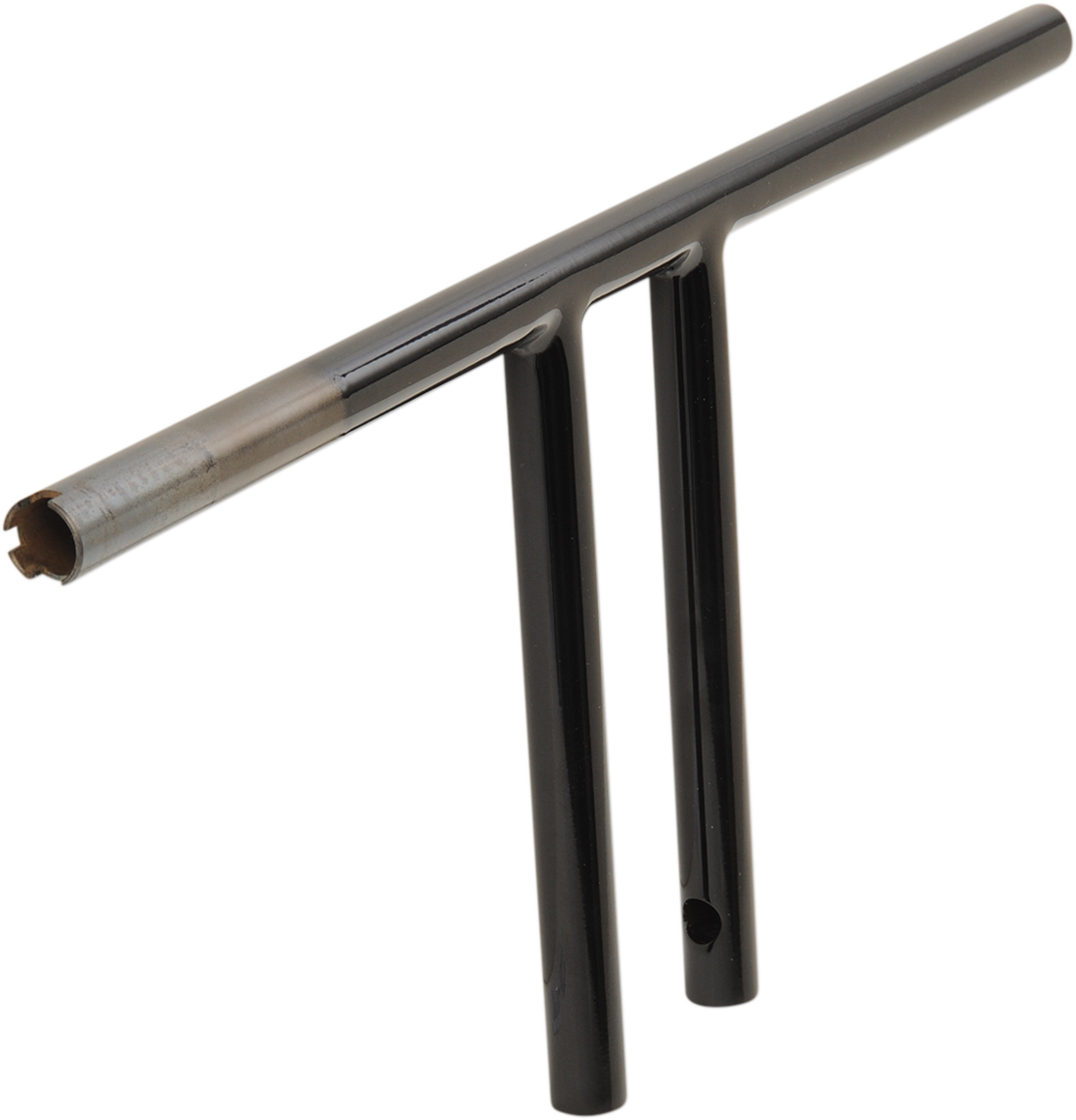 DRAG SPECIALTIES Handlebar - T-Bar - Dimpled - 10" - Black ACT 23.5" WIDE 0601-4222