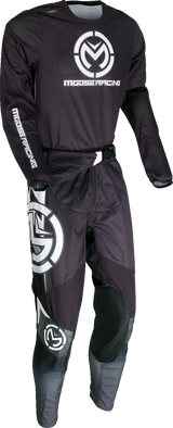 MOOSE RACING Sahara Pants - Black/White - 30 2901-10708