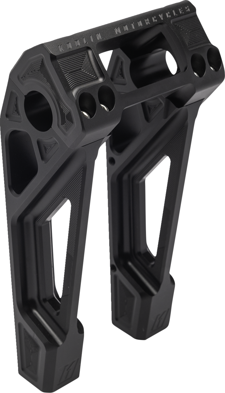 KODLIN MOTORCYCLE Risers - Fastback - 8" - Black K55122