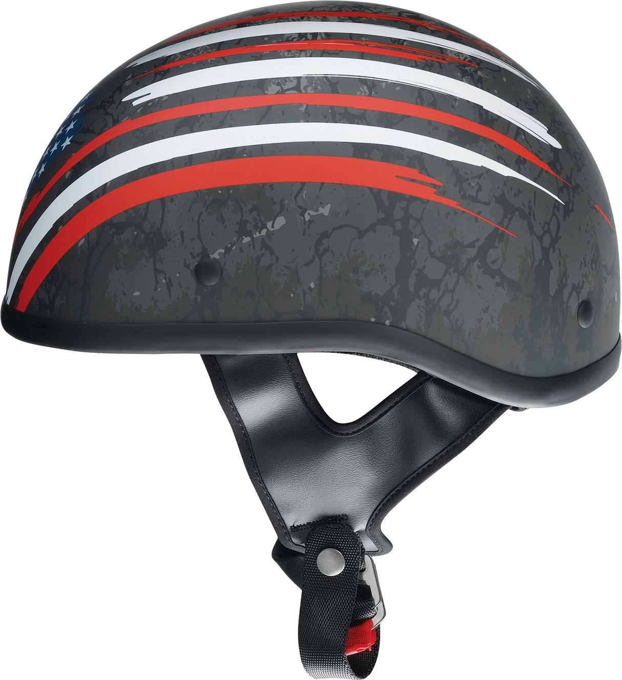 Z1R CC Beanie Motorcycle Helmet - Justice - Black/Red/White/Blue - Large 0103-1406