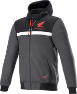 ALPINESTARS Honda Chrome Street Hoodie - Black/Gray/Red - 4XL 4201323-1908-4X