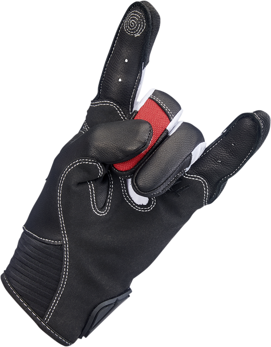 BILTWELL Bridgeport Gloves - Red - XL 1509-0801-305