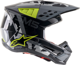 ALPINESTARS SM5 Motorcycle Helmet - Rover - Gray/Yellow - Small 8303921-1592-SM