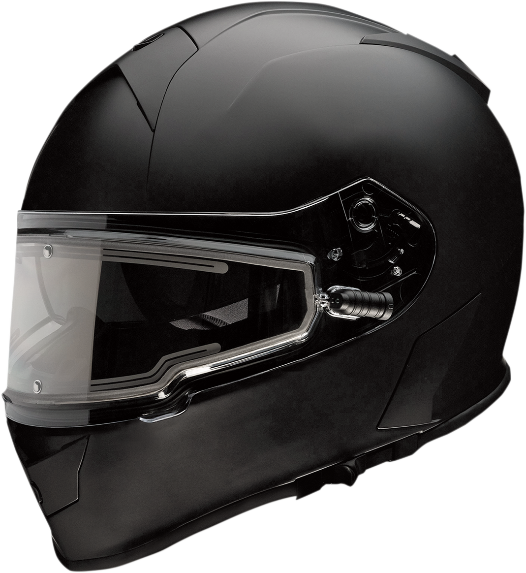 Z1R Warrant Snow Motorcycle Helmet - Electric - Flat Black - Medium 0121-1289