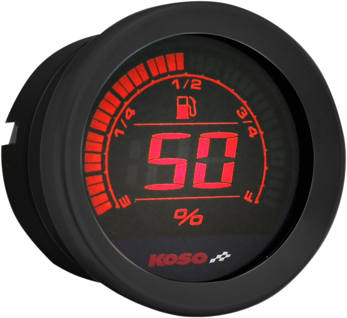 KOSO NORTH AMERICA 2" Fuel Level Gauge - Black BA050210