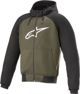 ALPINESTARS Chrome Hoodie - Black/Green - XL 4200918-1681-XL