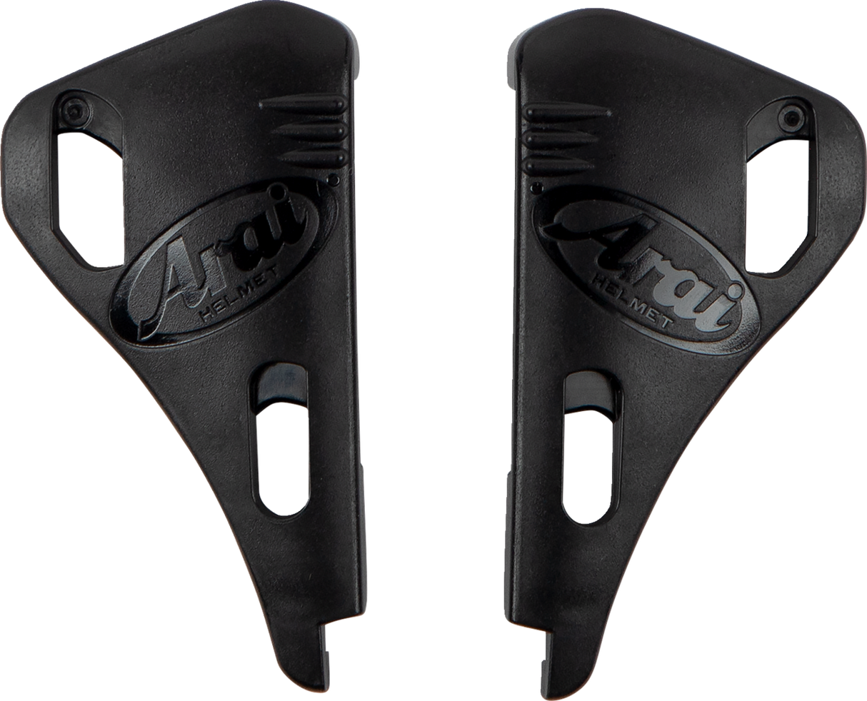 ARAI VAS-V Pivot Cover Plates - Pro Shade System - Black 11-1138