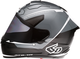 6D ATS-1R Motorcycle Helmet - Alpha - Silver - Small 30-0585