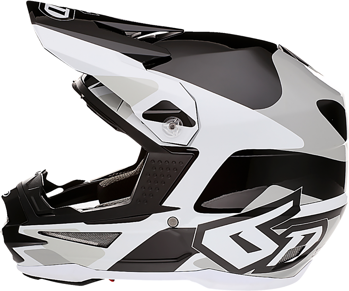 6D ATR-1 Motorcycle Helmet - Apex - White - Small 10-4515