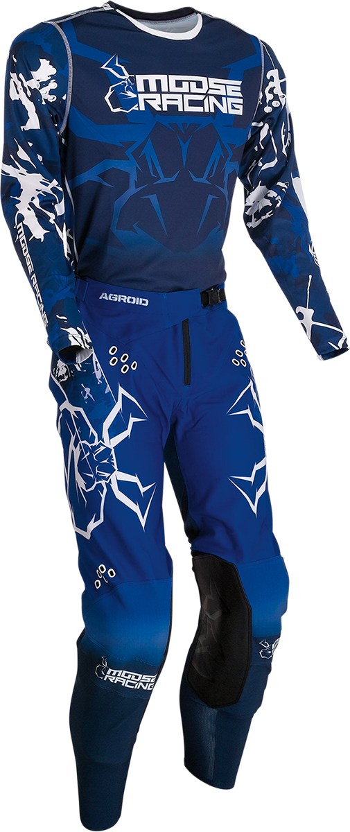 MOOSE RACING Agroid Pants - Blue/White - 40 2901-10102