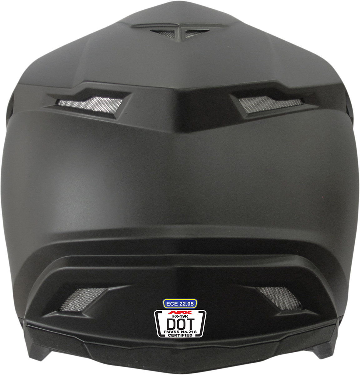 AFX FX-19R Motorcycle Helmet - Matte Black - Small 0110-7034