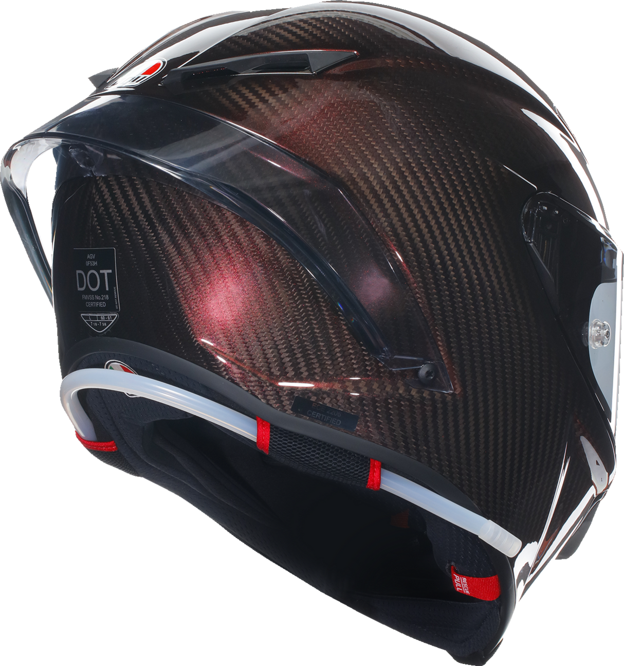 AGV Pista GP RR Motorcycle Helmet - Red Carbon - Small 2118356002011S