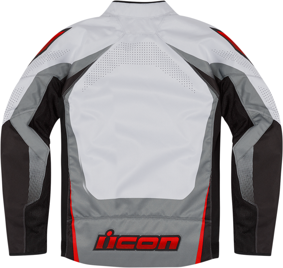 ICON Hooligan Ultrabolt Jacket - Gray/Red - Small 2820-5540