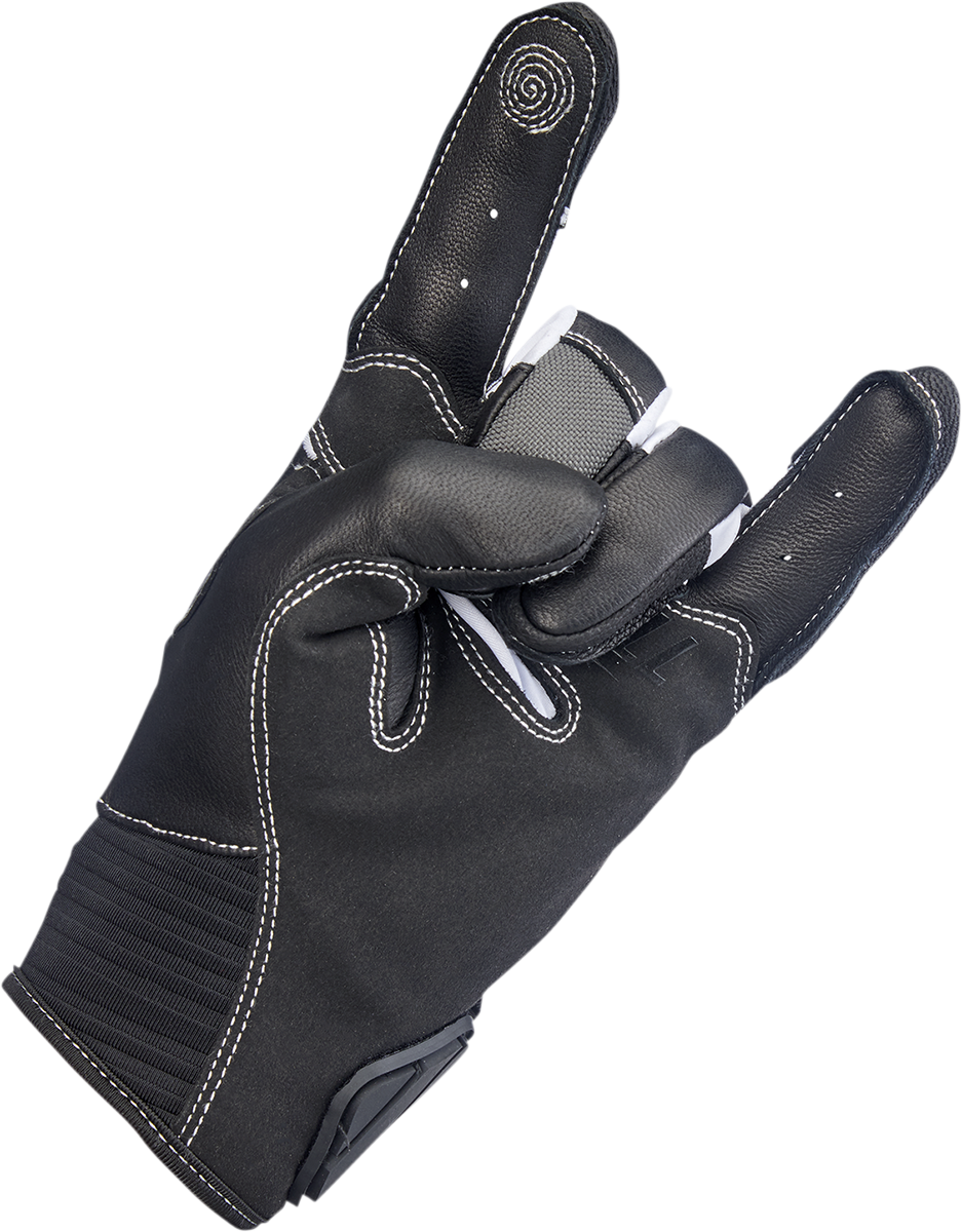 BILTWELL Bridgeport Gloves - Gray - XS 1509-1101-301