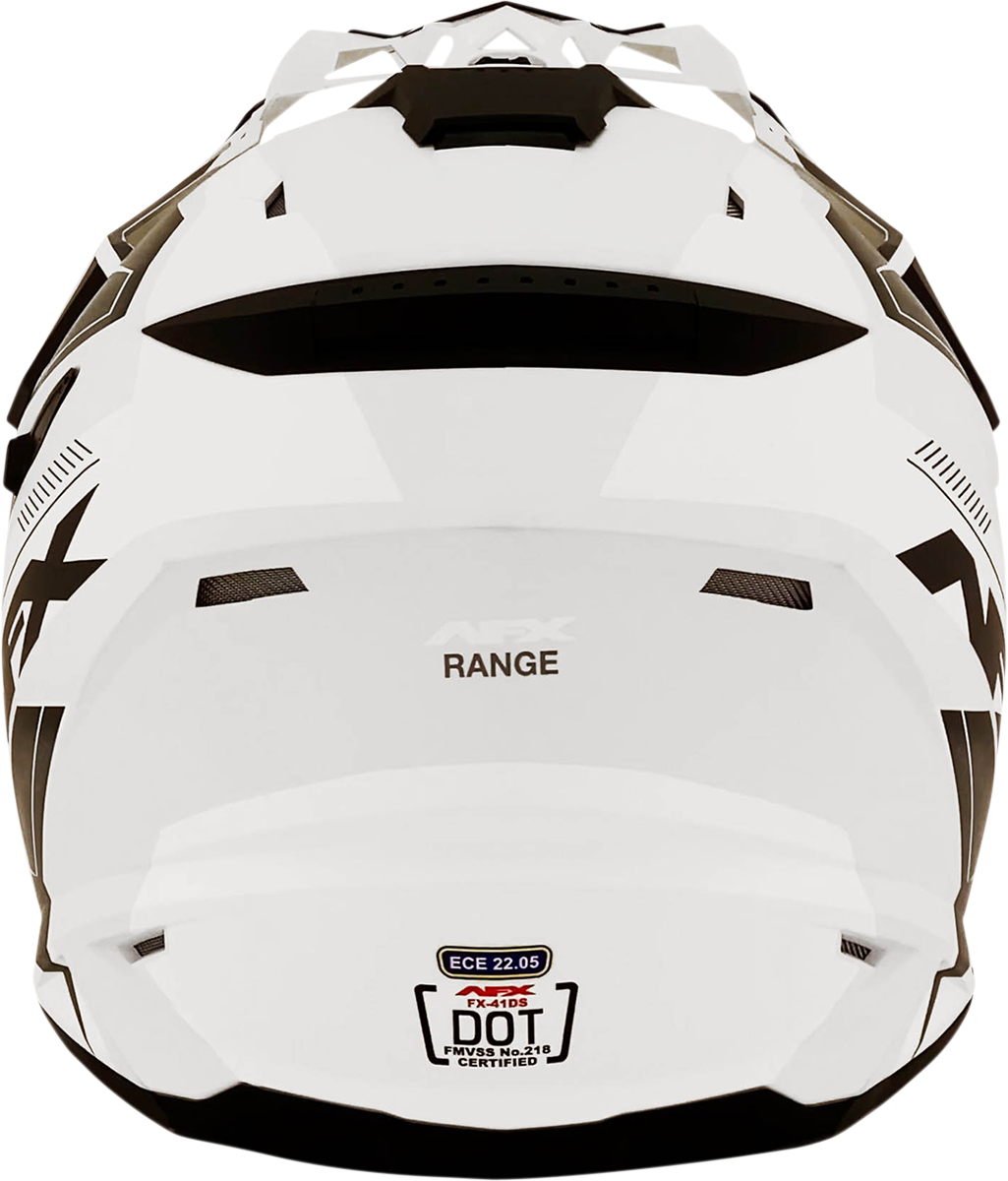 AFX FX-41 Motorcycle Helmet - Range - Matte White - Medium 0140-0077