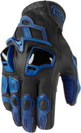 ICON Hypersport™ Short Gloves - Blue - Small 3301-3539