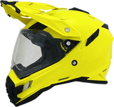 AFX FX-41DS Motorcycle Helmet - Hi-Vis Yellow - Medium 0110-3774